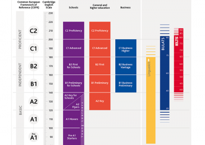 Equivalencia titulación Cambridge y niveles MCER